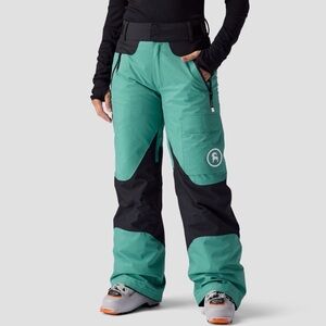 Backcountry CrestCruiser Insulated Ski Pant Women's Small Gearhead Green New